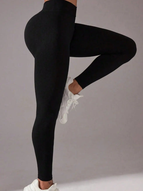 'Rainier' Seamless High Waist Leggings - Celes Fashion